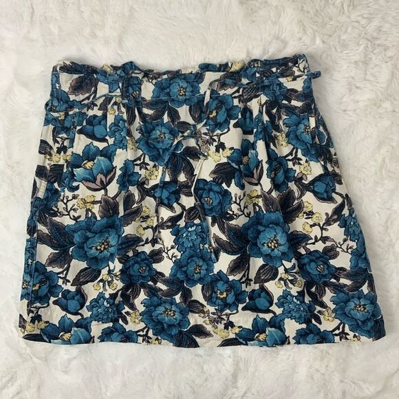Ann Taylor LOFT linen blend mini skirt - Picture 1 of 5
